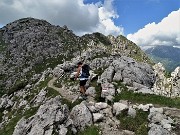 66 Sulla Cima Croce il sole va e viene, tra poco ci saliamo